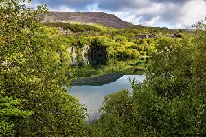 The Past Prints: Dorothea Slate Quarry - flooded former slate quarry