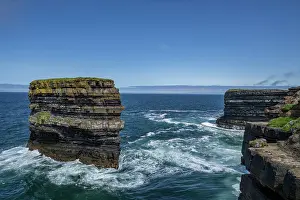 Rock Prints: Dun Briste sea stack - composed of Deltaic sandstone