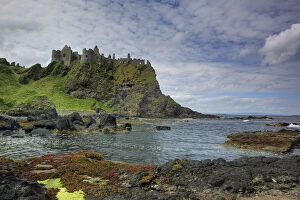 Images Dated 3rd August 2011: Dunluce Castle, North Antrim coast, County Antrim, Northern Ireland, UK, August 2011