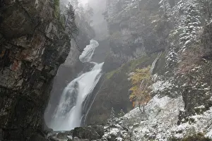Dramatic Prints: El Estrecho waterfall tumbling down steep ravine