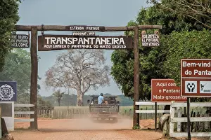 Information Prints: Entrance to the Transpantaneira Highway