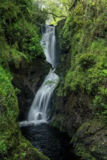 Waterfall Prints: Ess-Na-Larach waterfall on the Glenariff River