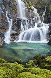 Fafiao Waterfalls, Peneda Geres National Park, Portugal, February 2009