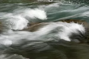 Fast flowing water, Bjelovac Cascade, River Tara, Durmitor NP, Montenegro, October 2008