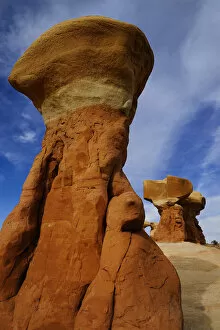 Arid Gallery: Formation caused by erosion in sandstone, Devils Garden, Grand Staircase-Escalante