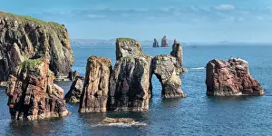 Landform Prints: Harry's Pund, Sand Wick Bay, Northmavine. Shetland Islands, Scotland, UK. June, 2017