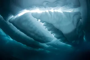 Images Dated 12th July 2009: Ice formations, Lake Sassolo, Sambuco valley, Ticino, Switzerland