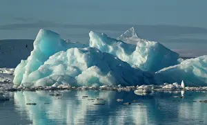 Iceberg Prints: Iceberg with reflection, Prospect Point and Fish Islands vicinity