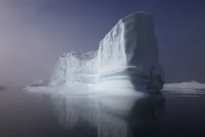 Majestic Collection: Iceberg in the sea outside the Kangia Ilulissat Icefjord. Iceberg from the Sermeg Kujalleg Glacier