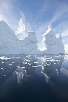 Images Dated 6th February 2009: Icebergs off the Antarctic Peninsula, Antarctica, February 2009, Taken on location