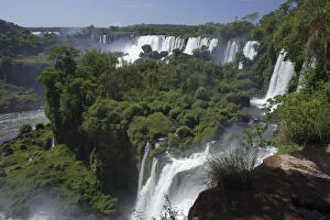 Waterfalls Collection: Iguazu Falls, Iguacu National Park, Brazil, Argentina November 2016
