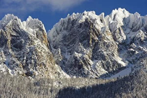Images Dated 27th November 2010: Kangaroo Ridge in the North Cascades, in winter, Okanogan National Forest, Washington
