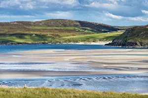 Sutherland Prints: Kyle of Tongue, a shallow sea loch, Strathnaver, Sutherland, Scotland, UK. July, 2017