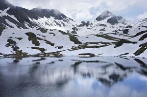 Images Dated 14th June 2011: Lac de Fenetre, alpine lake, 2456 m above sea level, Canton of Valais, Switzerland