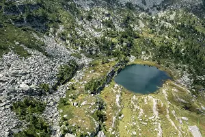 Alpine Prints: Lake di Starlaresc da Sgiof, Upper Verzasca Valley, Ticino, Switzerland. August, 2022
