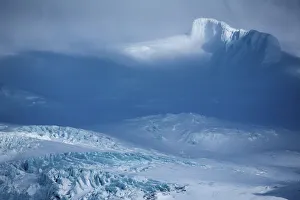 Blue Prints: Landscape of Hvannadalshnukur, Iceland, February 2015