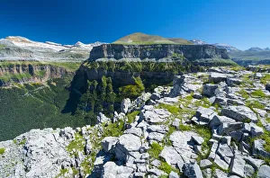 Landscape with limestone pavement, Ordesa y Monte Perdido National Park, Aragon, Spain