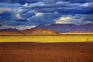 Arid Gallery: Landscape of the Namib desert, Sossusvlei region, Namibia, March