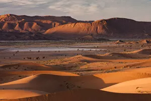North Africa Gallery: Landscape showing diversity of Saharan ecosystem, Sahara desert
