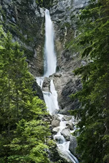 Lower Martuljek Falls, Martuljek River, Triglav National Park, Slovenia, July 2009
