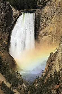 Waterfalls Gallery: Lower Yellowstone Falls, Yellowstone river