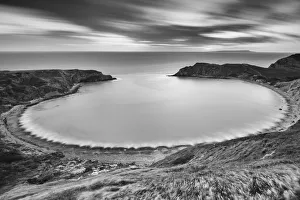 Lulworth Cove on the Jurassic Coast, Dorset, England, UK. December 2014