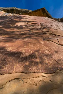 Rock Art Prints: Mesa Verdes Petroglyph Point, Mesa Verde National Park, Unesco World Heritage Site