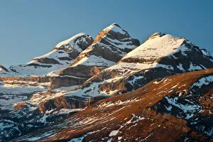 Monte Perdido massif and Las Tres Sorores (The Three Sisters) Ordesa National Park