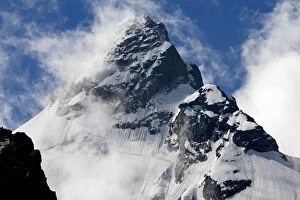 Mount Jantugan (3, 462m) in Adylsu valley, side valley to Baksan and Elbrus, Caucasus