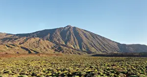 Volcano Prints: Mount Teide volcano and the Las Canadas caldera at dawn