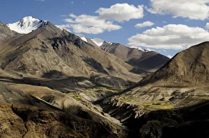 Mountains, Nubra Valley, Karakorum Wildlife Sanctuary, Ladakh, India. September 2011
