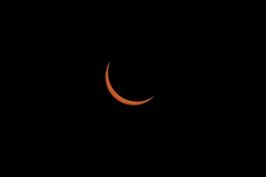 Natural Phenomenon Prints: Partial eclipse of the sun prior to total eclipse
