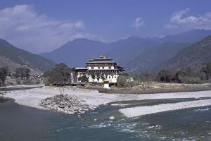 Punthang dechen phodrangor, Punakha Dzong, central Bhutan
