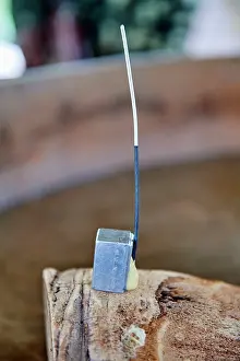 Radio transmitter for tracking Black and White rhinoceros, Akagera National Park, Rwanda. April, 2025