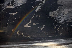 Images Dated 13th July 2008: Rainbow in the Pasterze Glacial Valley, Grossglockner Mountain, Hohe Tauern National Park