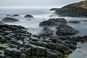 Antrim Prints: RF - Coastal basalt landscape, Giant's Causeway