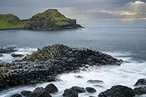 Antrim Prints: RF - Coastal basalt landscape, Giant's Causeway