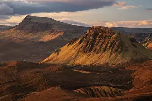 Inner Hebrides Prints: RF - The Quiraing in warm morning light