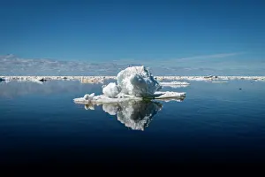 Arctic Ocean Prints: RF - Sea ice breaking up and melting in the spring