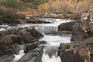 Images Dated 25th October 2012: River Affric flowing through a rocky gorge, Glen Affric National Nature Reserve, Scotland
