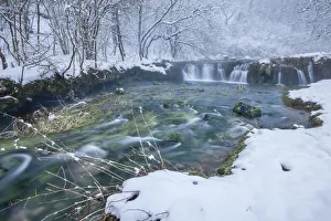 The River Lathkill. Lathkill Dale National Nature Reserve (SSSI), Peak District National Park, UK