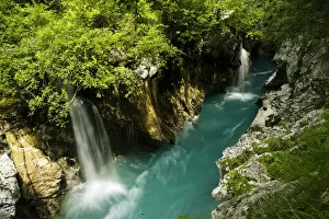 Images Dated 16th June 2009: River Soca flowing through Velika korita, Triglav National Park, Slovenia, June 2009