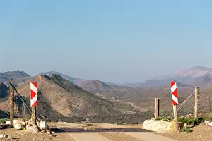 Road Prints: Road to Prince Albert, Central Karoo, Cape Province, South Africa. August, 2023