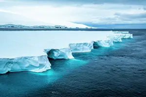 Ross Ice Shelf, Cape Crozier, Ross Island, Ross Sea, Antarctica. February, 2023