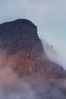 2020VISION 2 Gallery: The rugged cliffs of Stac Pollidh in cloud and mist and lit by evening light