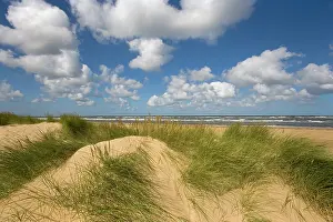 Cloud Prints: Sand dunes at Holkham Beach, North Norfolk, UK. September, 2007
