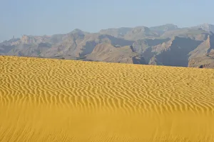 Sand Dunes Prints: Sand dunes at sunset, Maspalomas beach, Gran Canaria, Canary Islands, Spain, December