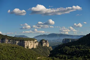 Sau and Vilanova de Sau, viewed from Tavertet and Santa Maria del Corco, Les Guilleries