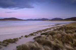 Hebrides Prints: Seilebost beach on the south side of Luskentyre Bay, Isle of Harris, Outer Hebrides