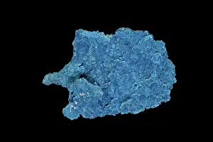 Metalic Prints: Shattuckite, Cu5(SiO3)4(OH)2, basic copper silicate